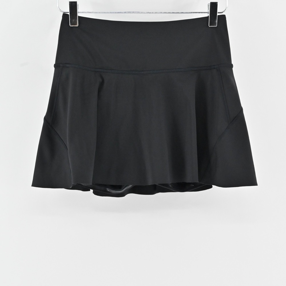 ATHLETA Skort Size XS Ace 13.5 in Black Tennis Skirt Pickleball Athletic Stretch